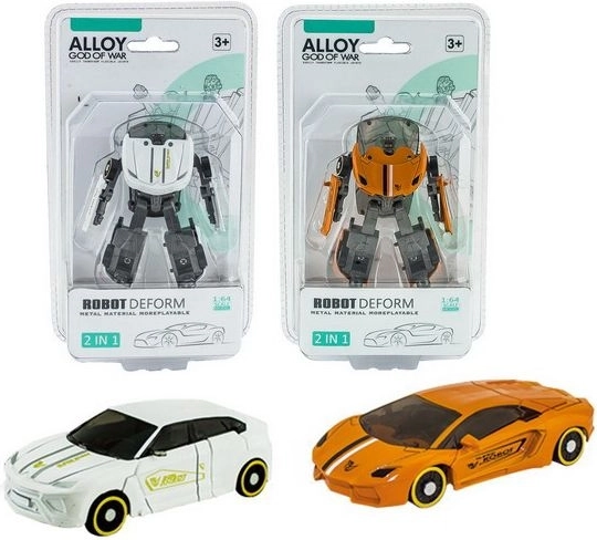 Fém autórobot 11 cm