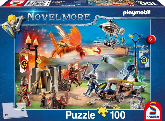 Playmobil novelmore lovagi puzzle - 100 darabos