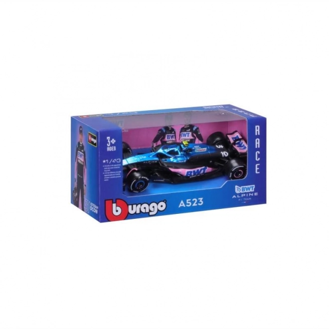 Bburago 1:43 versenyautó - alpesi f1 csapat A523 (2023) Pierre Gasly modell