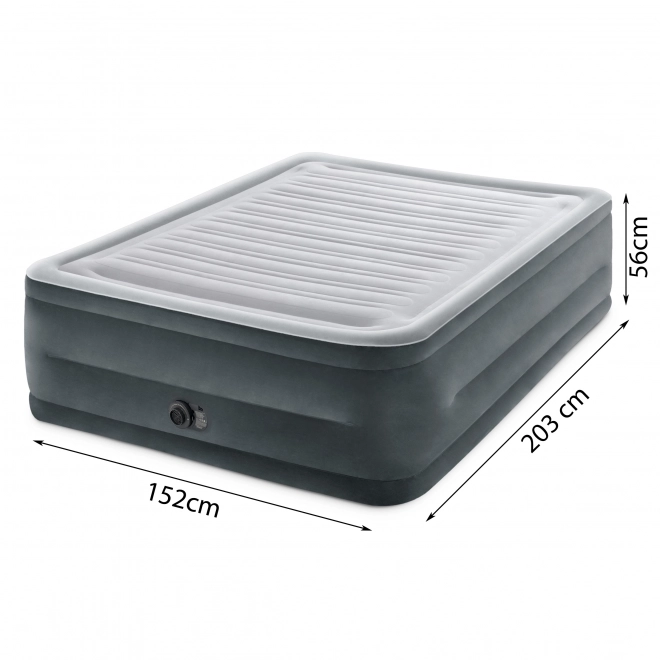 Kétszemélyes felfújható matrac beépített elektromos pumpával 203 × 152 × 56 cm INTEX