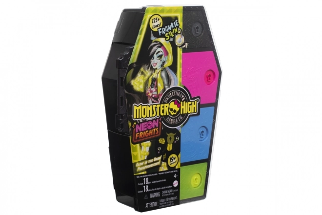 Monster High Skullimate titkok neon baba - Frankie