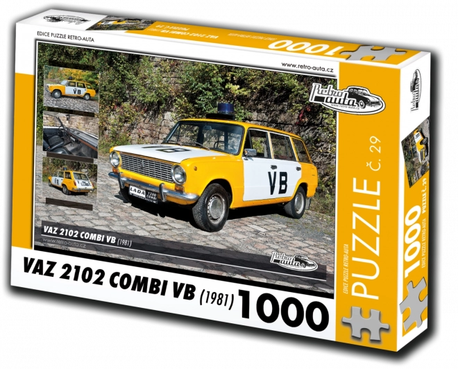 Retro autók puzzle Vaz 2102 Combi VB (1981) 1000 darabos