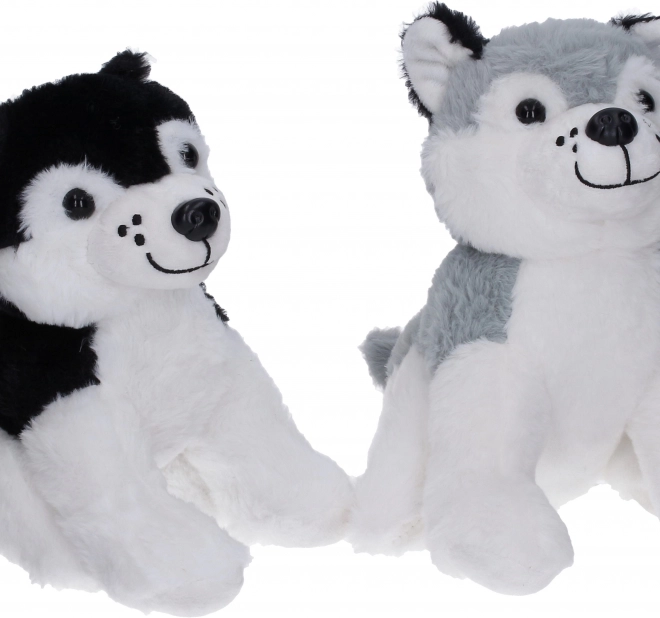 Plüss husky 25 cm