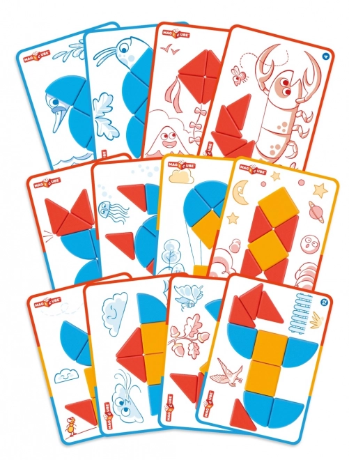 Geomag mágneses építő játék Magicube formák 16 részes