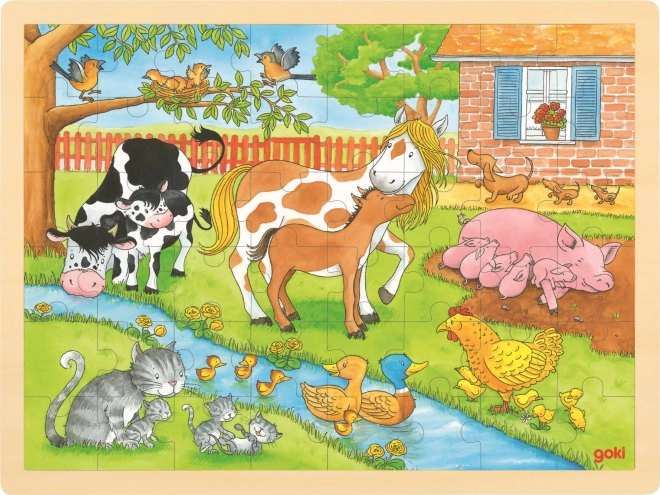 Élet a farmon fa puzzle 48 darabos