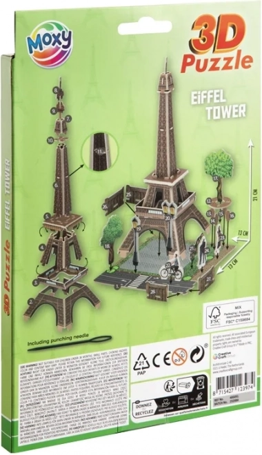 Grafix 3D puzzle Eiffel-torony 28 darabos