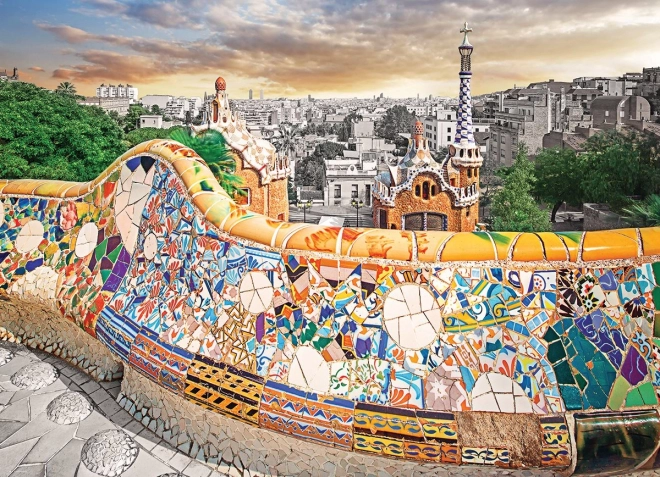 Eurographics puzzle - barcelona park güell 1000 darab