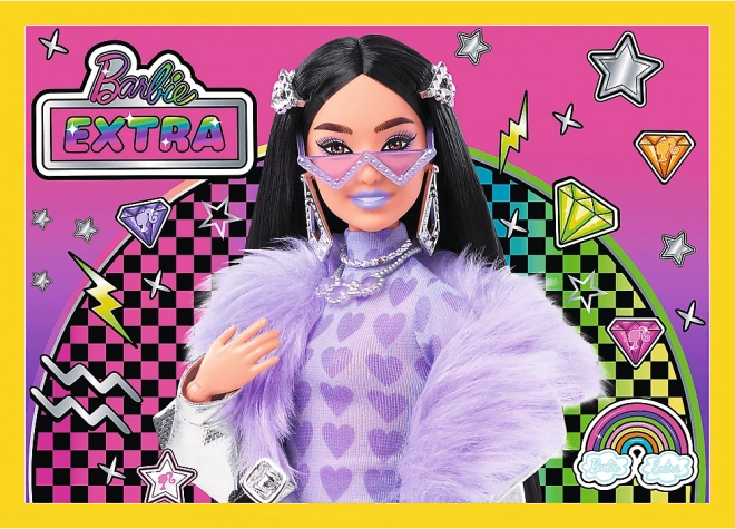 Barbie vidám világ 4 az 1-ben puzzle