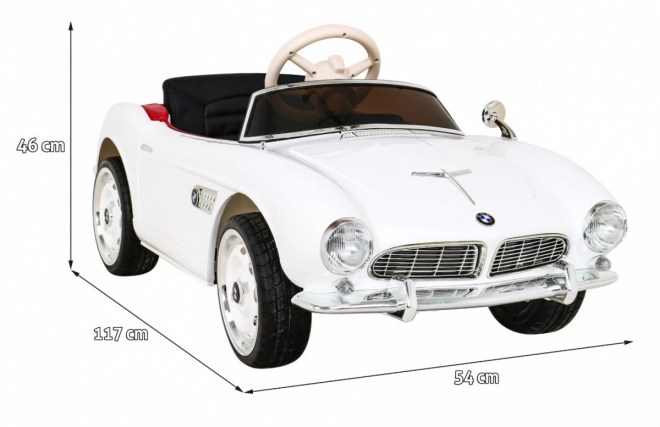 BMW 507 Retro Fehér jármű