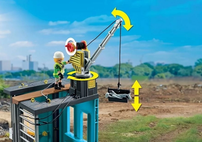 Playmobil építkezési helyszín játékkészlet