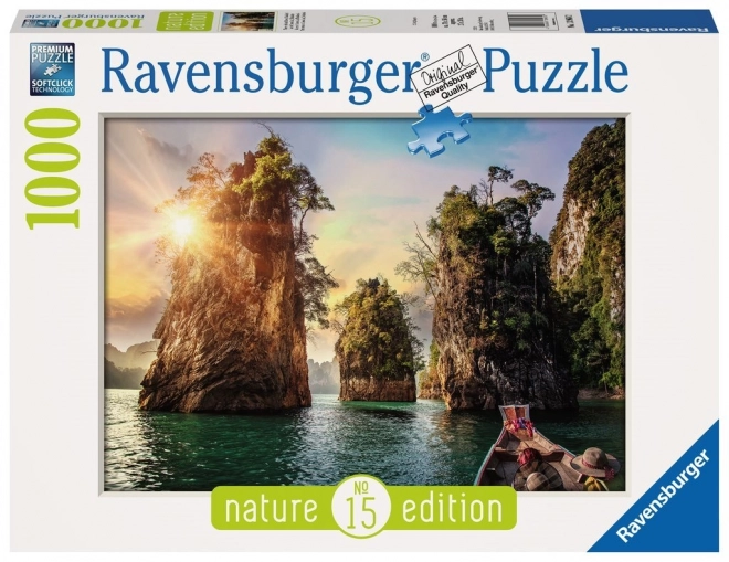 Ravensburger puzzle Cheow Lan tó sziklái, Thaiföld 1000 darab