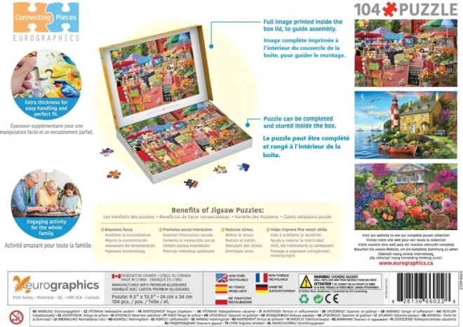 Eurographics Puzzle Egy nap a gazdapiacon 104 darabos