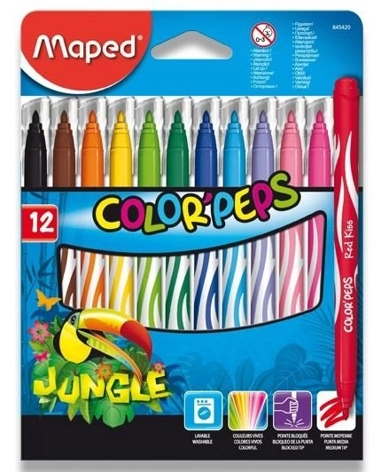 Fixy Color'Peps Jungle készlet - 12 darab