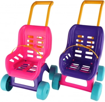 Teddies babakocsi babáknak Buggy Sport rózsaszín–lila