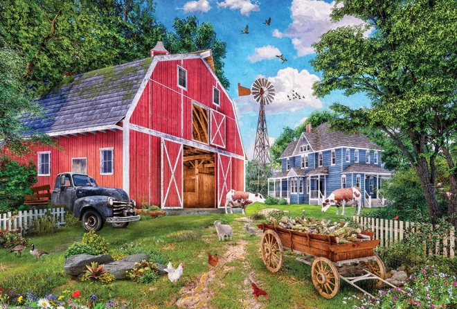 Eurographics puzzle családi farm 550 darab