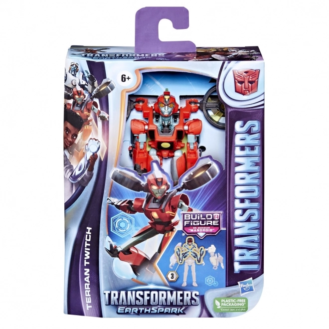 transformers earthspark terrán deluxe figura