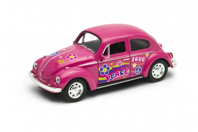 Welly Volkswagen Beetle szivárványszínű modellautó