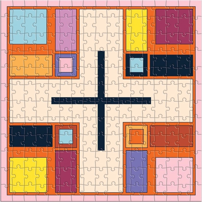 GALISON Négyzet alakú puzzle Frank Lloyd Wright: Textil blokkok 4x200 darab