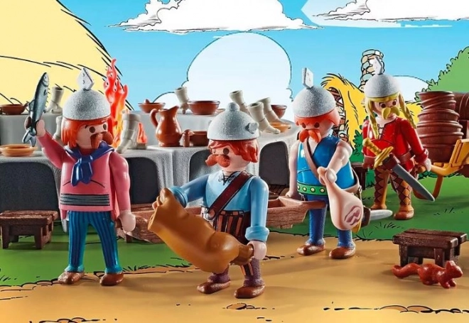 Asterix Figurak Készlet - Nagy Falusi Fesztivál