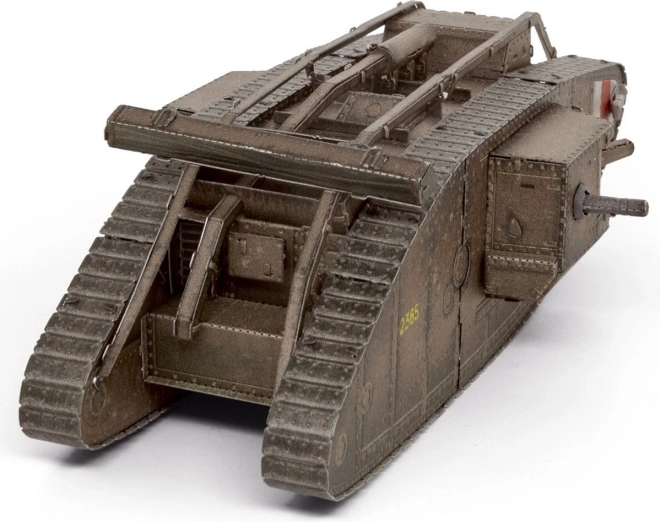 3D fém puzzle Brit tank Mark IV