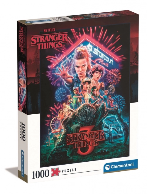 Clementoni puzzle Stranger Things 3. évad 1000 darabos