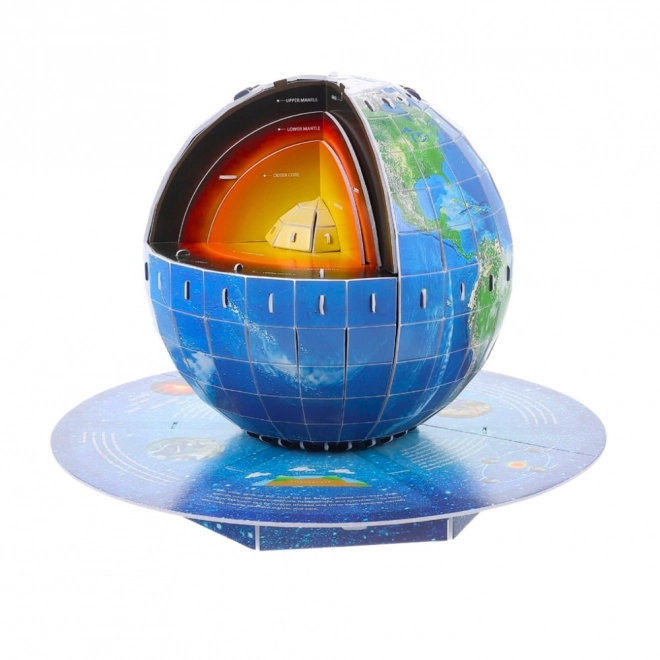 3D Föld bolygó oktatási puzzle