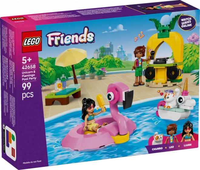 Lego Friends Szórakozás az egyszarvús és flamingós medencénél