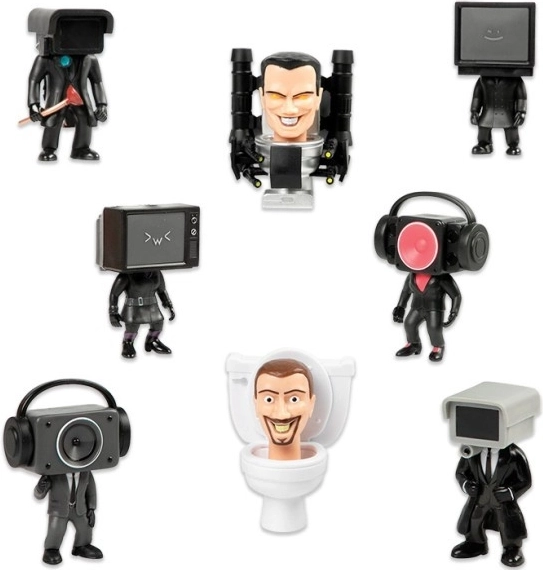 Titokzatos gyűjthető figurák Skibidi WC