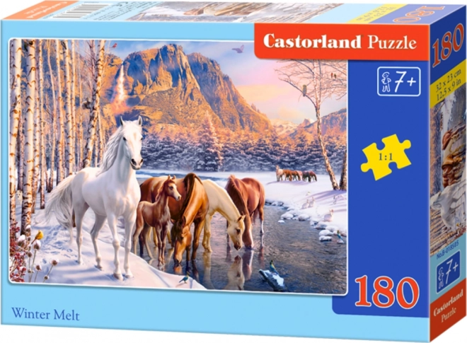 Téli olvadás 180 darabos gyerek puzzle