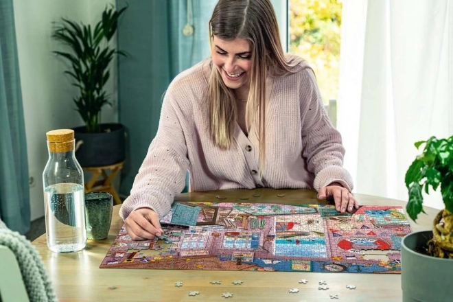 Ravensburger puzzle én menedékem: tengerparti ház 1000 darabos