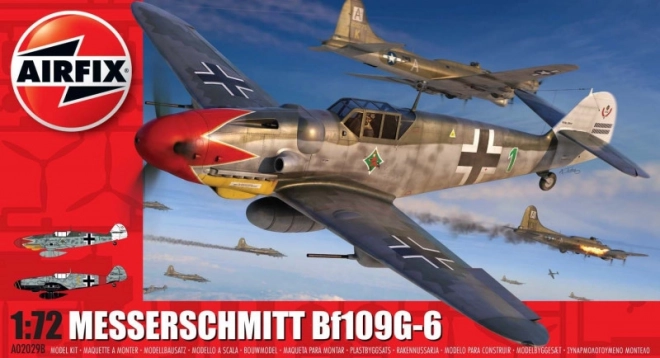 Messerschmitt BF109G-6 műanyag modell 1/72