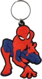 pókos kulcstartó Spiderman pókhálót lő