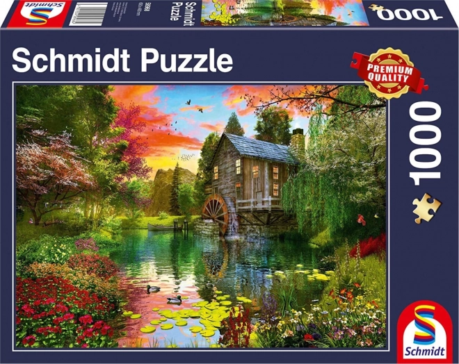 Schmidt puzzle vízimalom 1000 darabos