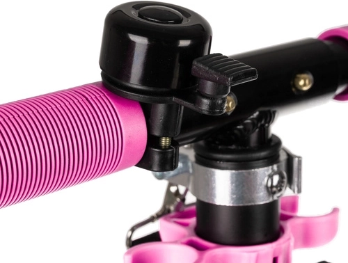 Összecsukható városi roller nagy kerekekkel (200 mm) gyerekeknek – rózsaszín