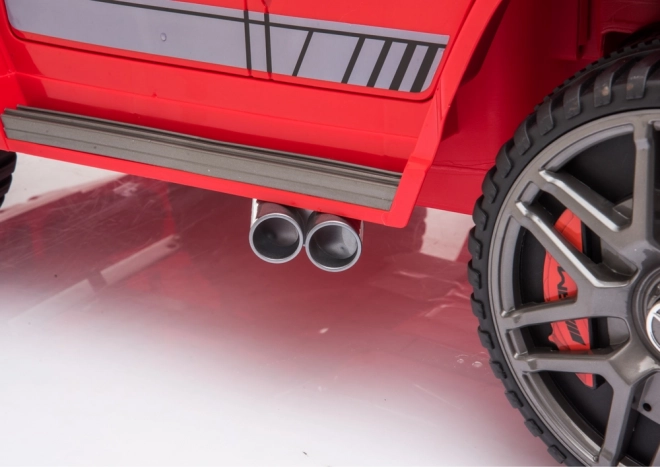 Gyerek akkumulátoros autó Mercedes G63 piros