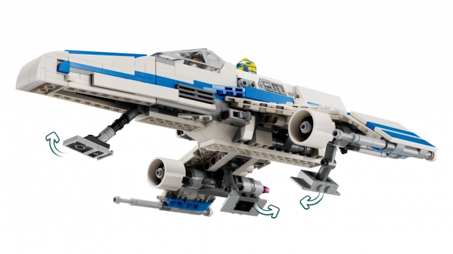 Star Wars E-Wing Új Köztársaság vs Shin Hati Vadászgép LEGO készlet