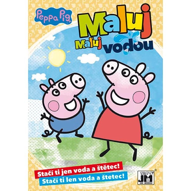 Peppa malac vízfestékes kifestő A5