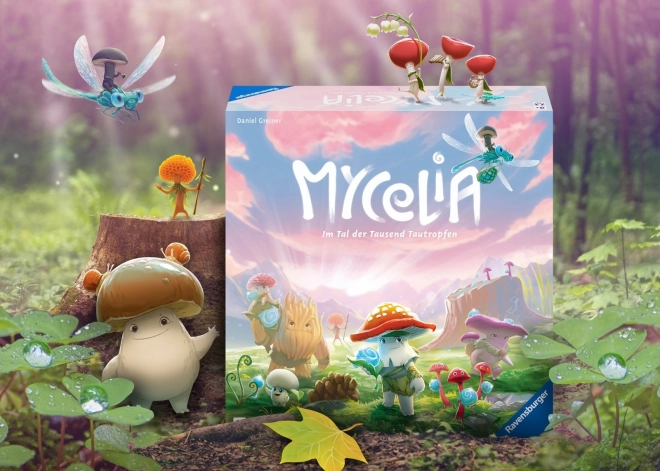 Stratégiai társasjáték Mycelium: Ezer Harmatcsepp Völgye