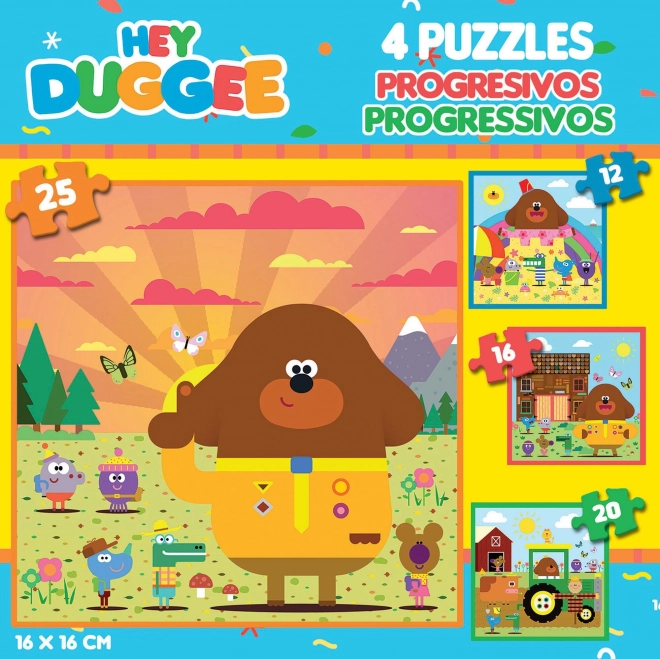 Educa Hey Duggee 4 az 1-ben puzzle