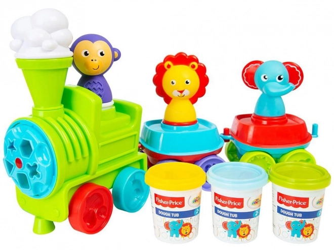 Kreatív vonatkészlet gyurmával - Fisher Price