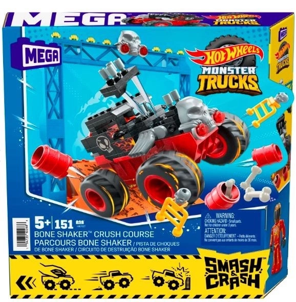 hot wheels monster trucks csontrázó kaszkadőr mutatvány