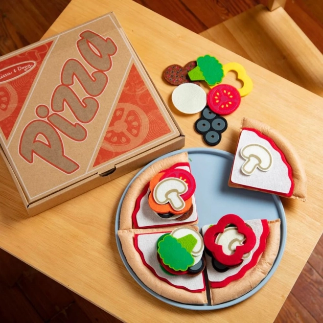 Filc Pizza Játék Melissa & Doug