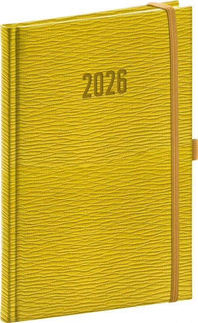 Rivoli heti naptár sárgászöld 2026