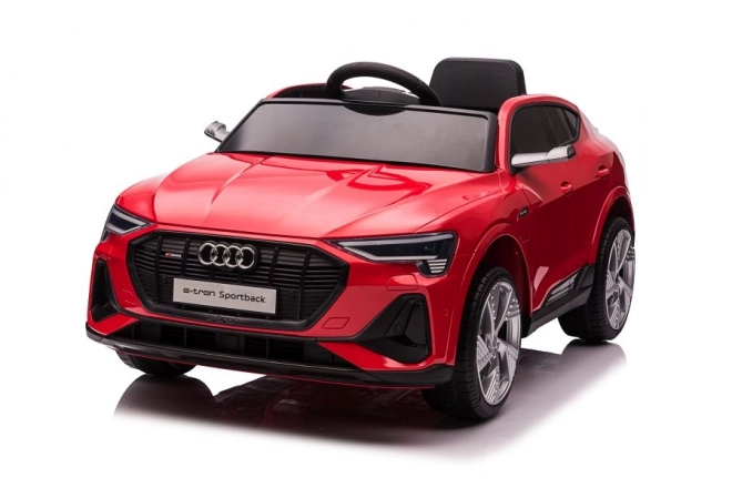Audi E-Tron piros akkumulátoros autó QLS-6688
