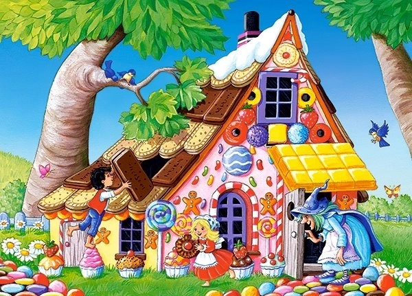 Hansel és gretel 120 darabos puzzle