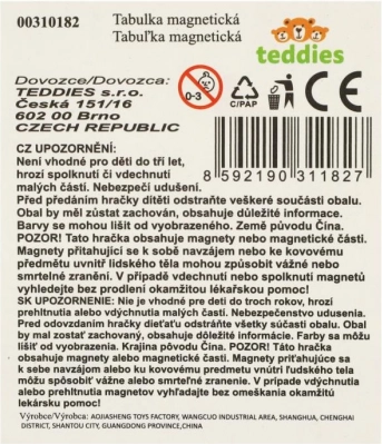 Mágneses rajztábla gyerekeknek dinoszaurusz formában, 4 színben