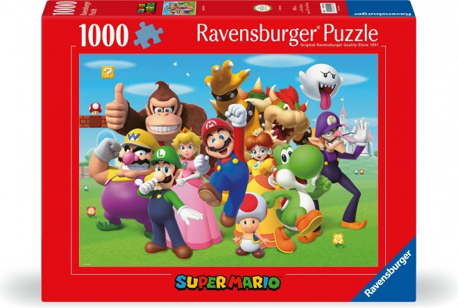 Super Mario Ravensburger puzzle 1000 darabbal