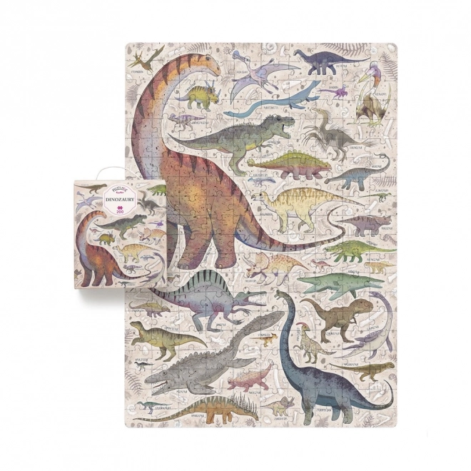 Dinoszauruszos Puzzlove Puzzle 200 Darabos