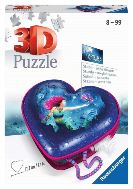 Ravensburger 3D puzzle sellő szív