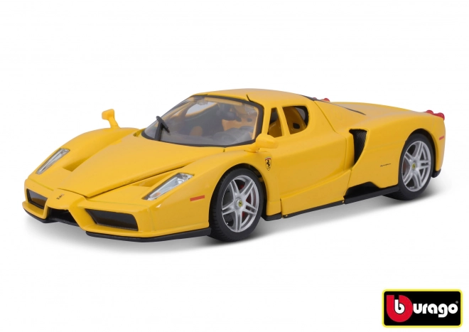 Bburago Ferrari Enzo sárga modellautó